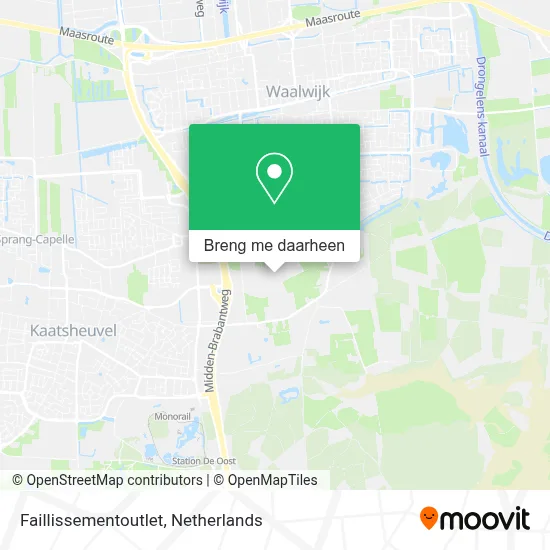 Faillissementoutlet kaart