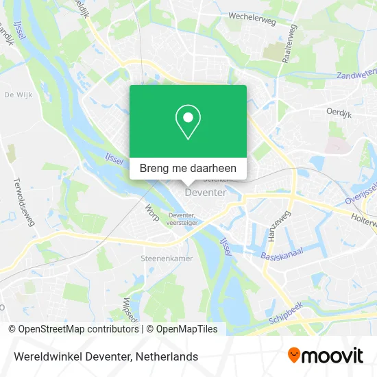 Wereldwinkel Deventer kaart