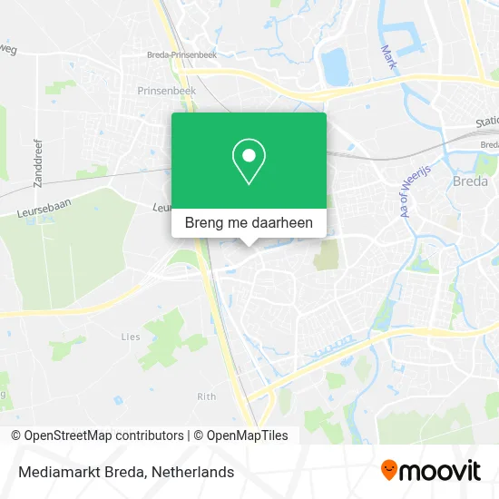 Mediamarkt Breda kaart
