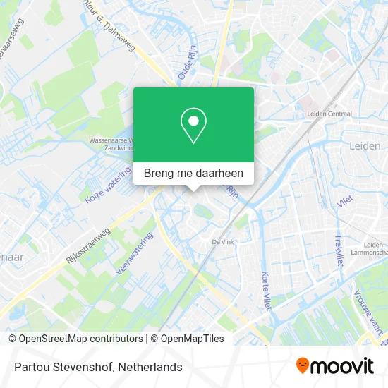 Partou Stevenshof kaart
