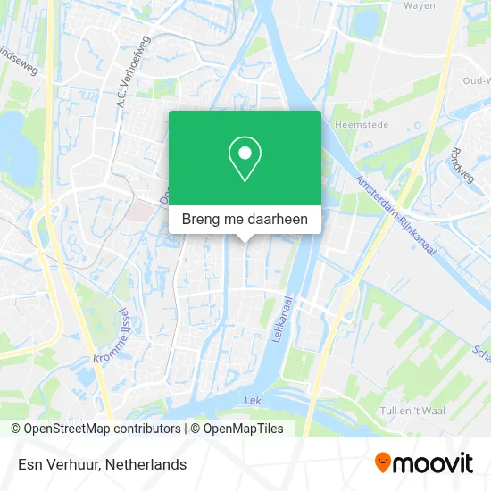 Esn Verhuur kaart