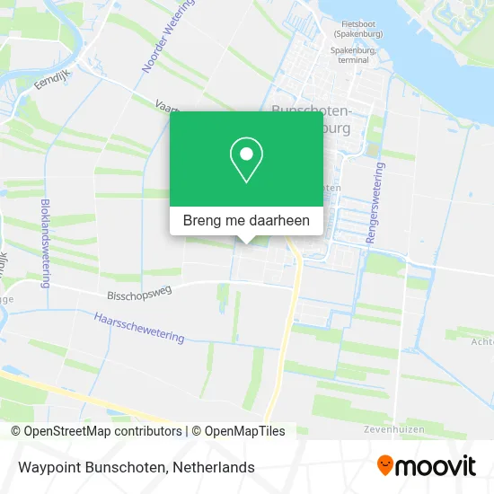 Waypoint Bunschoten kaart