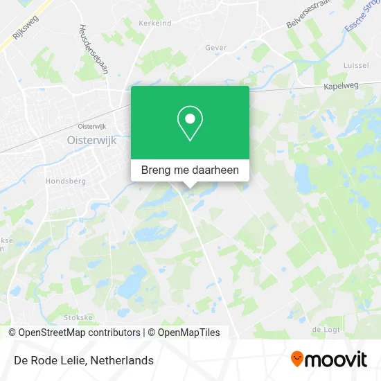 De Rode Lelie kaart