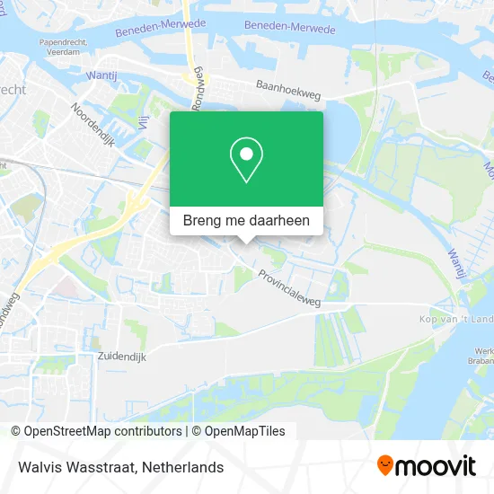 Walvis Wasstraat kaart
