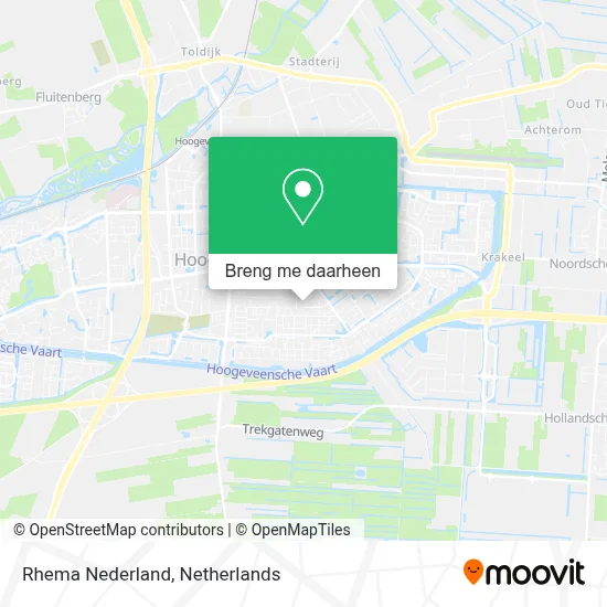 Rhema Nederland kaart