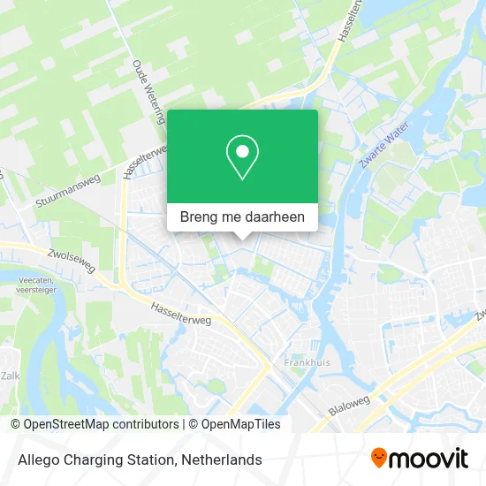 Allego Charging Station kaart