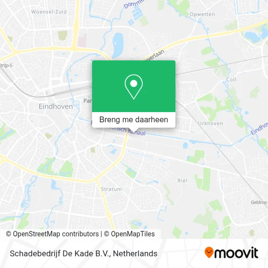 Schadebedrijf De Kade B.V. kaart