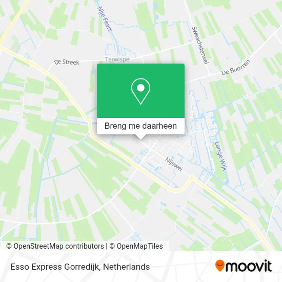 Esso Express  Gorredijk kaart