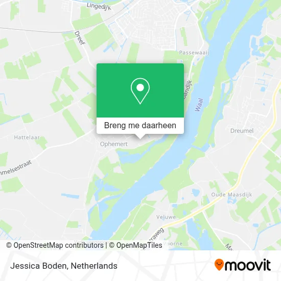 Jessica Boden kaart