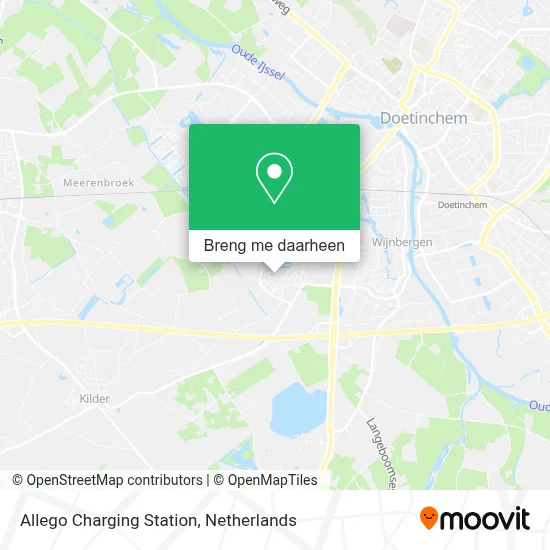 Allego Charging Station kaart