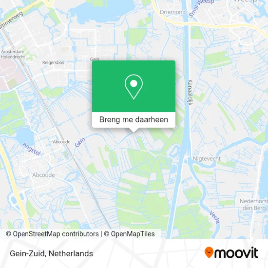 Gein-Zuid kaart