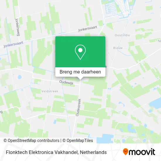 Flonktech Elektronica Vakhandel kaart