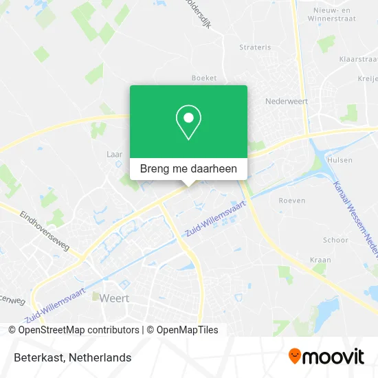 Beterkast kaart