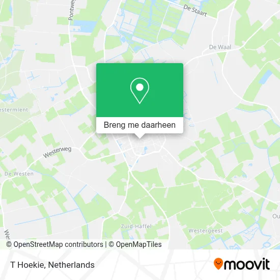 T Hoekie kaart