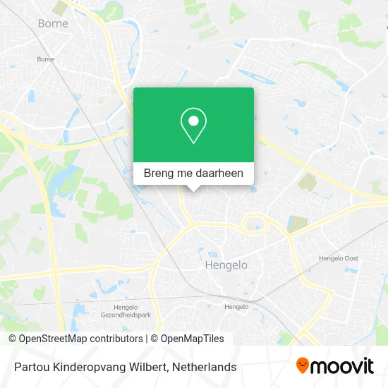 Partou Kinderopvang Wilbert kaart