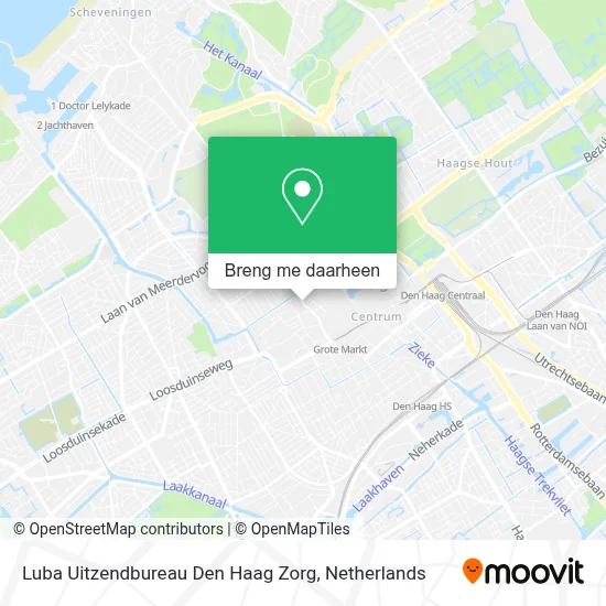 Luba Uitzendbureau Den Haag Zorg kaart