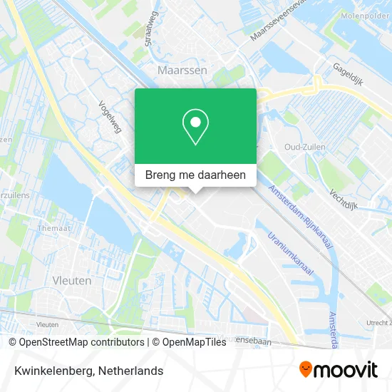 Kwinkelenberg kaart