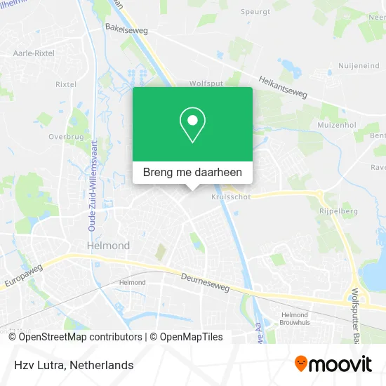 Hzv Lutra kaart