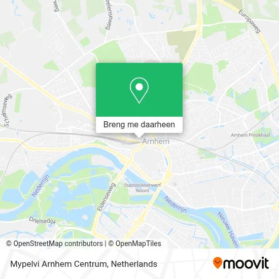 Mypelvi Arnhem Centrum kaart