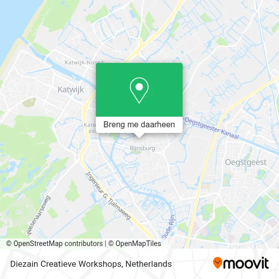 Diezain Creatieve Workshops kaart