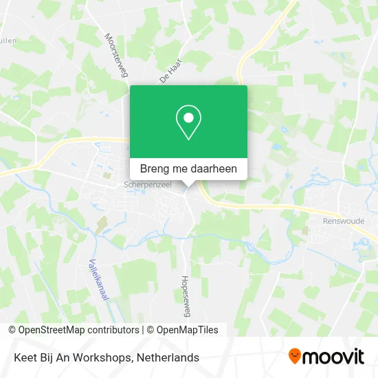 Keet Bij An Workshops kaart
