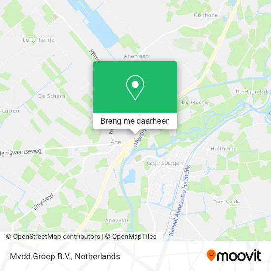 Mvdd Groep B.V. kaart