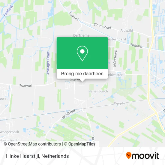 Hinke Haarstijl kaart