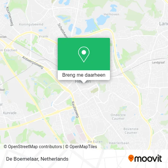 De Boemelaar kaart