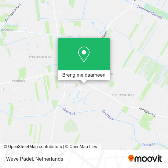 Wave Padel kaart