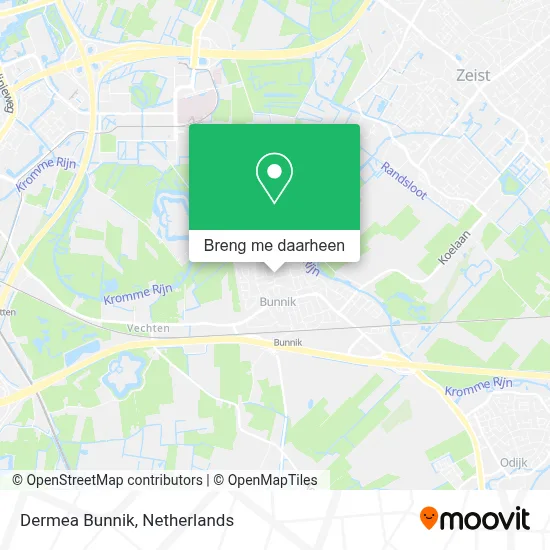 Dermea Bunnik kaart