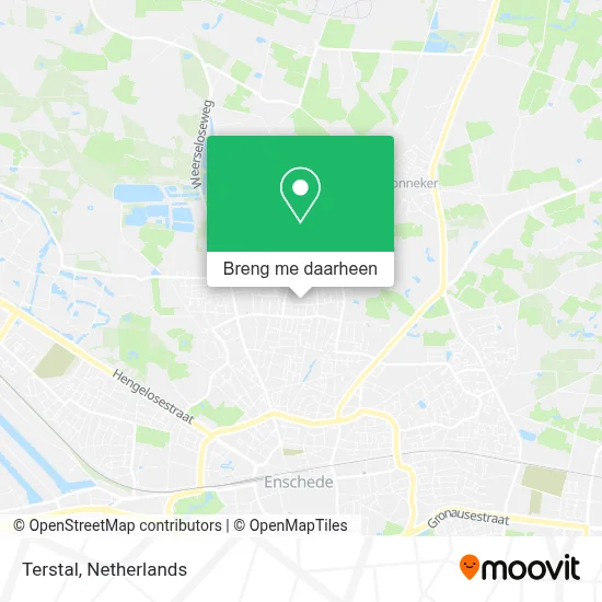 Terstal kaart