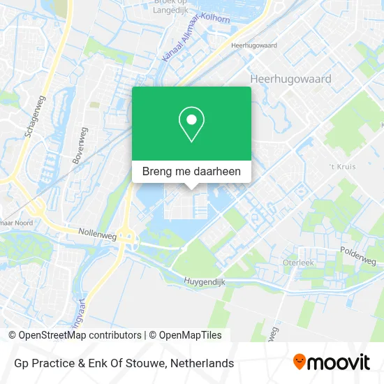 Gp Practice & Enk Of Stouwe kaart