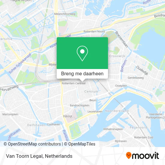 Van Toorn Legal kaart