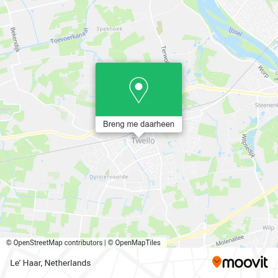 Le’ Haar kaart