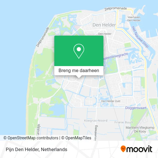 Pijn Den Helder kaart
