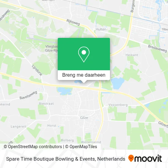 Spare Time Boutique Bowling & Events kaart