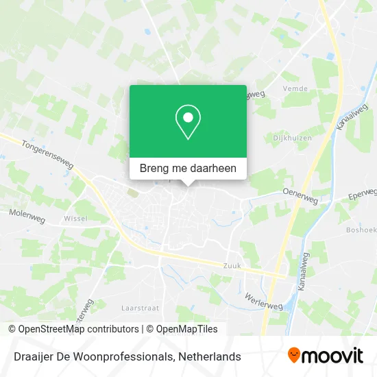 Draaijer De Woonprofessionals kaart