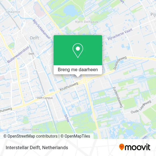 Interstellar Delft kaart
