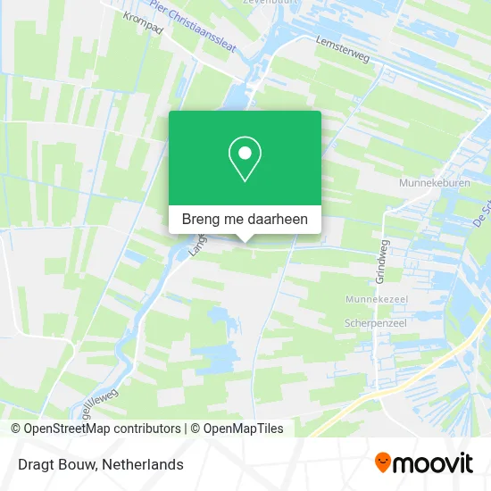 Dragt Bouw kaart