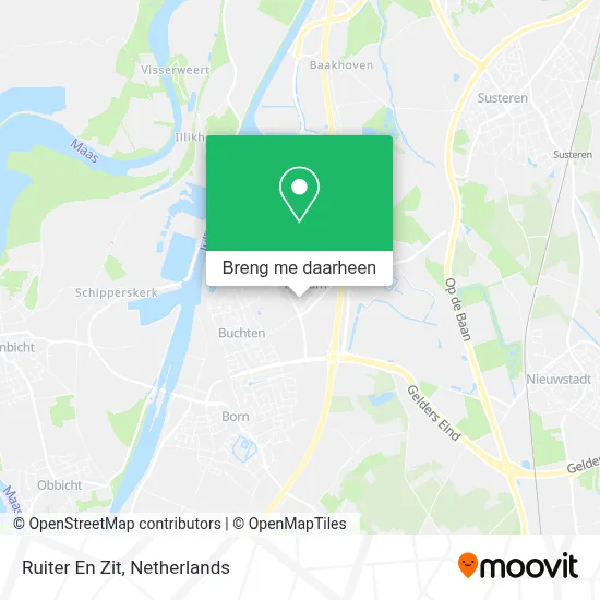Ruiter En Zit kaart