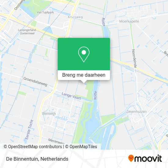 De Binnentuin kaart
