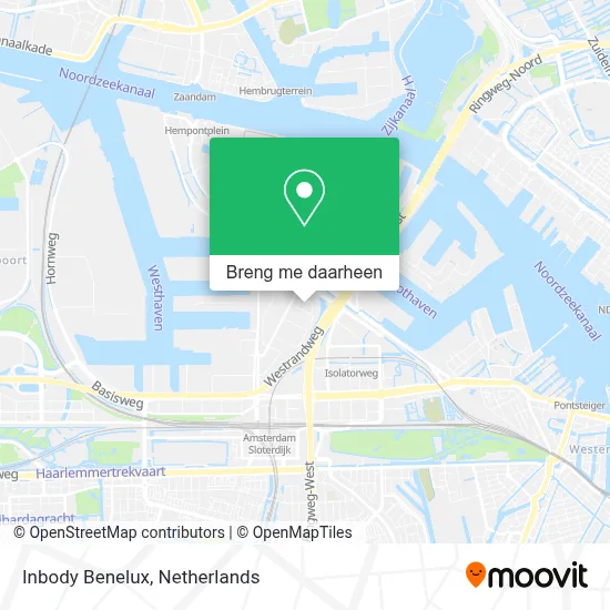 Inbody Benelux kaart