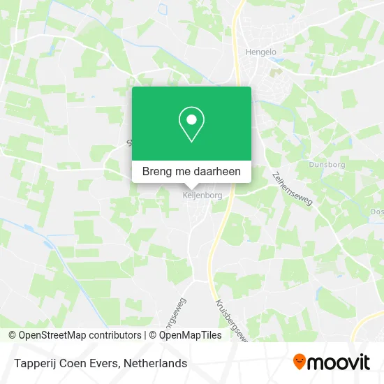 Tapperij Coen Evers kaart