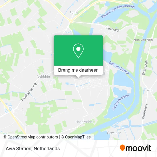 Avia Station kaart