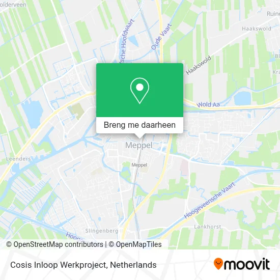 Cosis Inloop Werkproject kaart