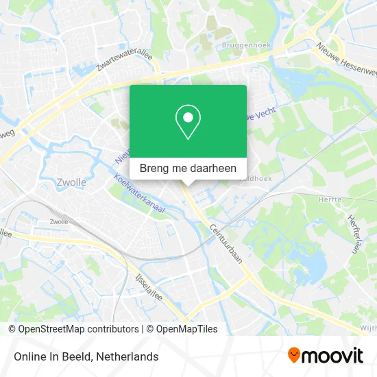 Online In Beeld kaart