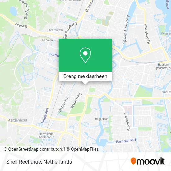 Shell Recharge kaart
