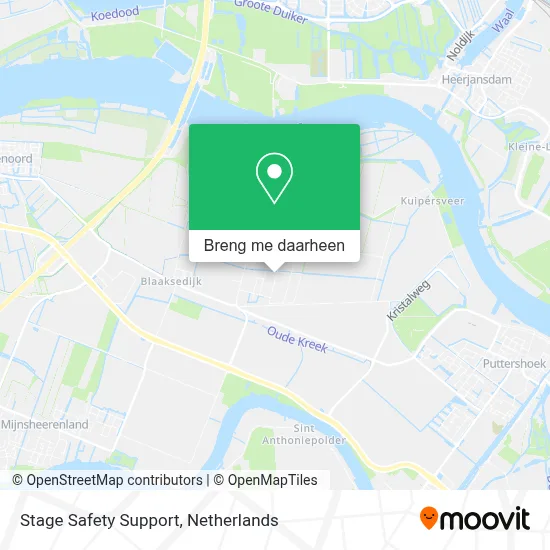 Stage Safety Support kaart