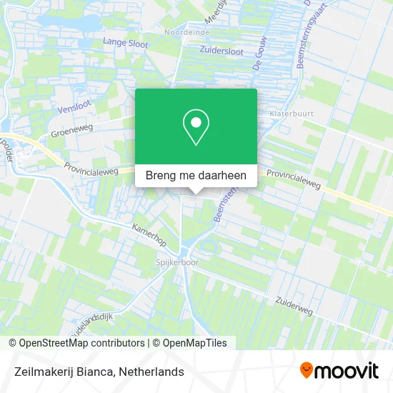 Zeilmakerij Bianca kaart