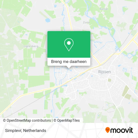 Simplevr kaart